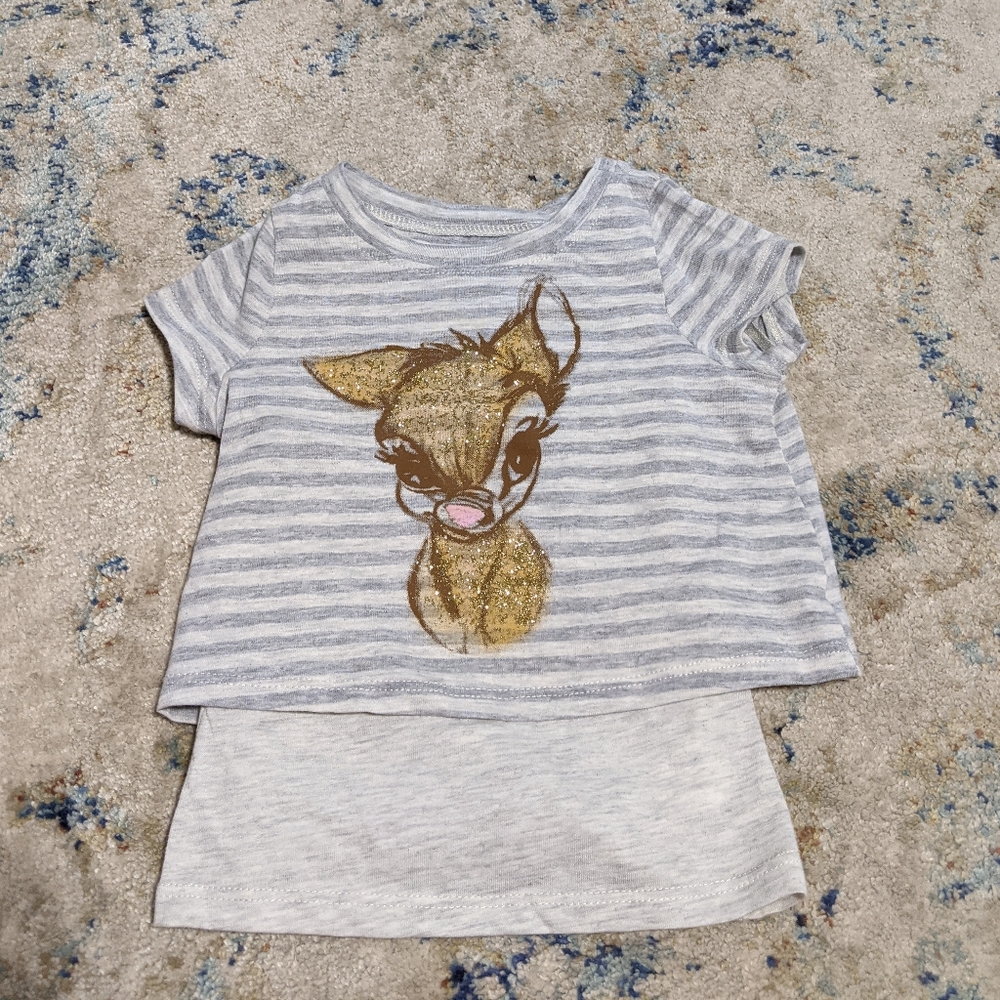 Disney Artist Collection Bambi Shirt 2T Girl